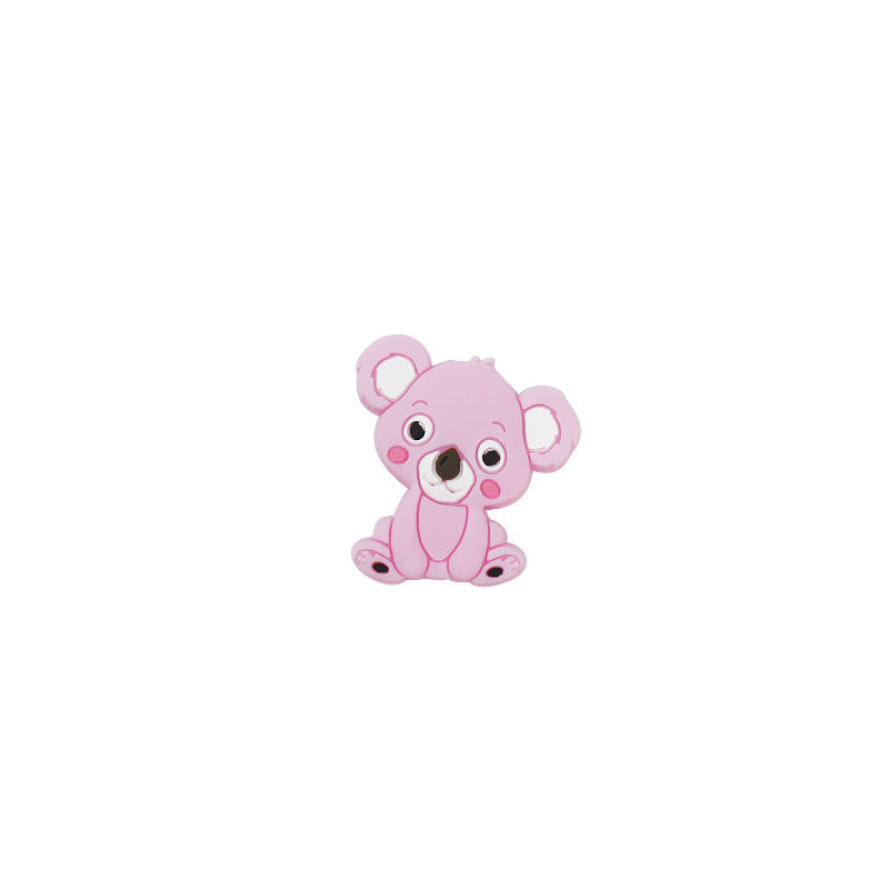 Silicone Focal Beads Animal Koala Tilted Head 20pcs 5