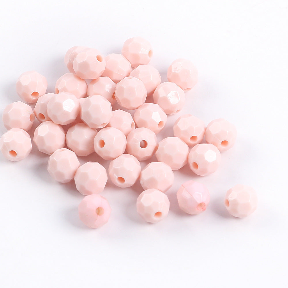 Glow Faceted Acrylic Beads 7mm Glow In The Dark 150pcs 14