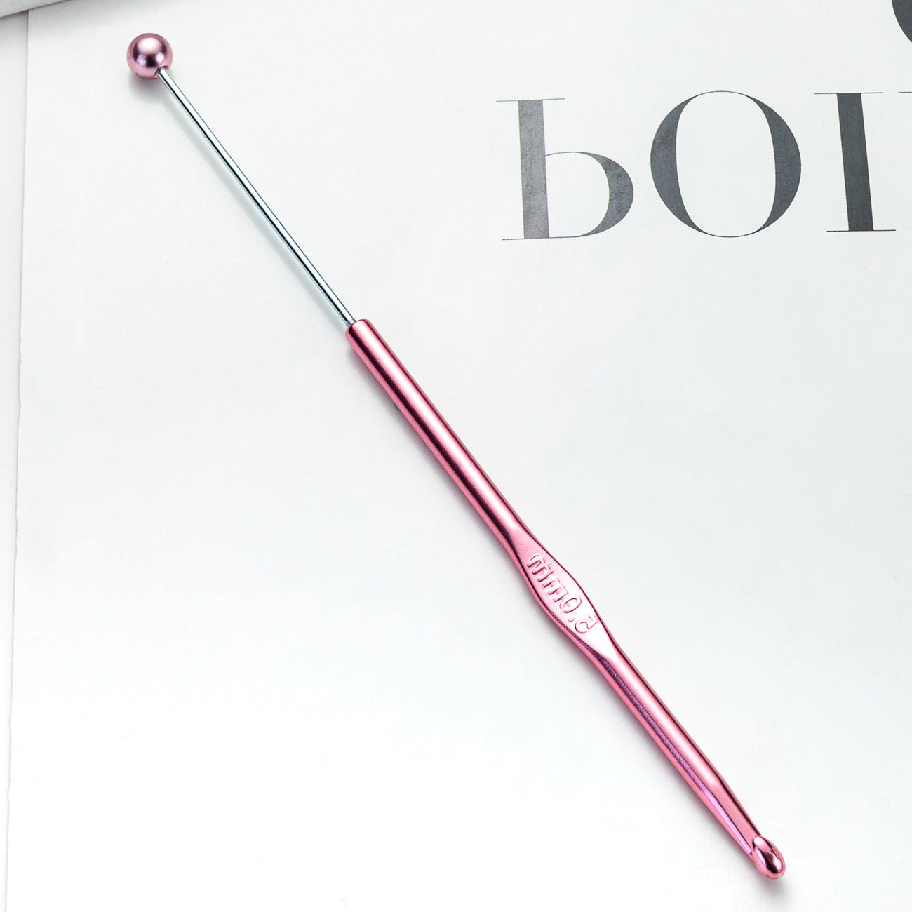 Beadable Crochet Hooks Metallic Slim Polished 3.0mm to 6.0mm 21