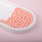 Solid Color Rubberized Round Acrylic Beads 8mm 11