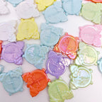 Plated Flat Hello Kitty Alarm Clock Acrylic Beads 33mm 50pcs 2