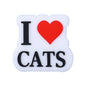 Silicone Focal Beads Cat Eating Pizza and Sleeping on Books 20pcs 9