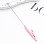 Beadable Alligator Clip Metal Toothed Colorful Slim Note Holder 14