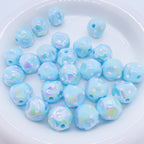 Glow Spotted Fig Acrylic Beads 16mm Pastel Colors 10pcs 2