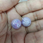Glow In The Dark Round Acrylic Beads 16mm Meteorite Plated 100pcs 7