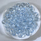 Transparent Glass Beads 10mm Soft Pastel Glossy Finish 100pcs 17