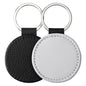 Sublimation Blank Keychain White Metal Ring Multiple Shapes 20