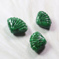 Lampwork Glass Beads Shell 14mm Phoenix Tail Pattern 10pcs 8