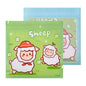 Top Seal Zip Lock Bags 13.5cm Pastel Animal Pattern 10pcs 17