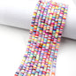 Flat Disc Clay Beads 6mm Colorful Matte Polymer 10strands 18