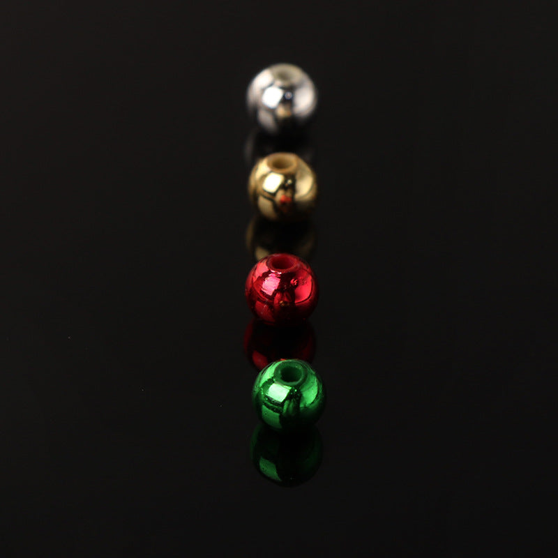Glossy Christmas Series Acrylic Beads 6mm CCB Plastic 200pcs 4