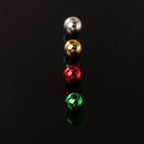 Glossy Christmas Series Acrylic Beads 6mm CCB Plastic 200pcs 4