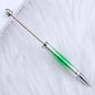 Beadable Ballpoint Pen UV Plating Starry Sky Sequins Gradient Colorful 8
