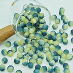 Frosted Round Glass Beads 10mm Matte Mixed Colors 50pcs 11