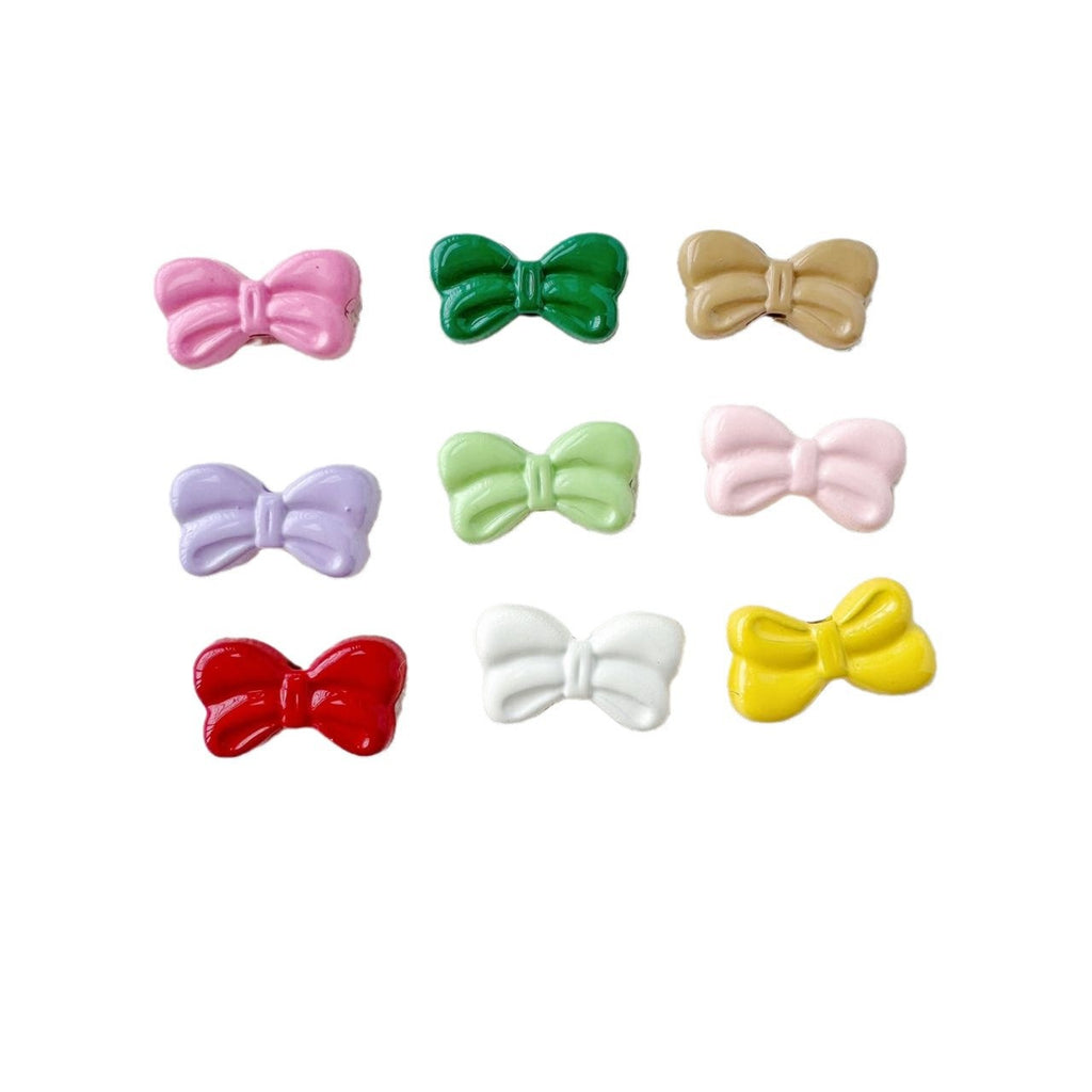 Baking Painted Christmas Tree and Bells Metal Beads 20pcs Festive Colors 2