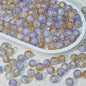 Crackle Round Glass Beads 10mm Bright Multicolor 50pcs 23