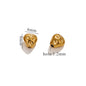 Stainless Steel Baroque Metal Beads Textured Vintage Style 20pcs 15