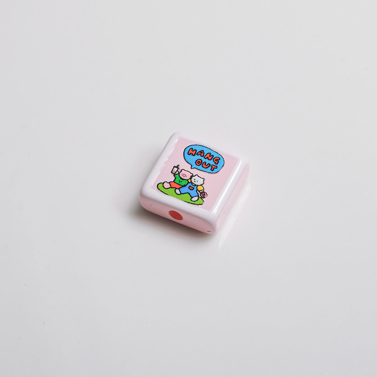 Polaroid Square Acrylic Beads 25mm Mini Camera Designs 10pcs 31