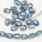 Electroplated Stone Geometric Irregular Glass Beads 11x15mm 20pcs 12