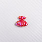 UV Plating Skirt Acrylic Beads 26mm Colorful Shimmering 20pcs 7