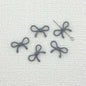 Hollow Bow Metal Beads 13x12mm Glossy Baking Painted Alloy 20pcs 14