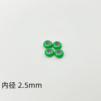 Brass Spacer Beads 10mm Colorful Enamel Large Hole 20pcs 8