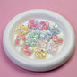 Sanrio Series 4-Roll Bread Resin Beads Glossy Pastel 20pcs 12