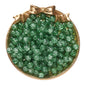 Crackle Round Glass Beads 8mm Colored Hole 1.3mm 50pcs 9