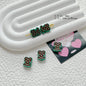 Christmas Series Metal Beads Baking Painted Alloy 20pcs 34