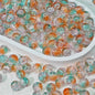 Crackle Glass Beads Round 10mm Transparent Mixed Colors 50pcs 64