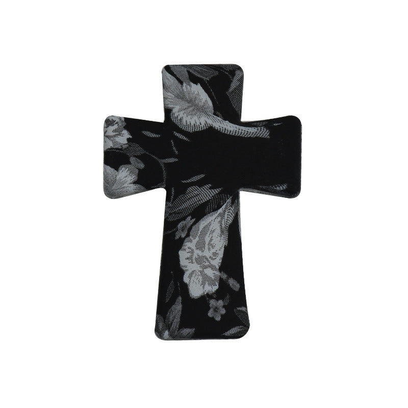 Silicone Focal Beads Cross Sunflower Skull Camouflage 20pcs