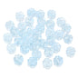Color Transparent Clover Glass Beads 10mm Assorted Colors 50pcs 7