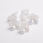 Transparent Plating Horn Petal Acrylic Beads 10mm Multicolor 500pcs 6