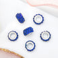 Rhinestone 3-Rows Spacer Beads 12mm Large Hole 50pcs 7