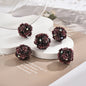 Flower Cluster Clay Beads 19mm Camellia Diamond Polymer 30pcs 12