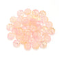 Color Transparent Clover Glass Beads 10mm Assorted Colors 50pcs 19
