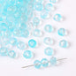 Czech Glass Beads Faceted 7 8mm Gradient Pastel Colors 50pcs 14
