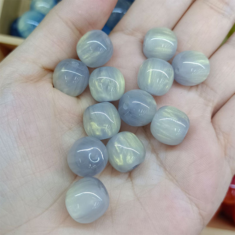 Imitation Opal Gradient Chunky Resin Beads 12mm Orange 40pcs 10