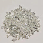 Tiny Triangular Acrylic Beads 4mm Silvery Spacer CCB Plastic 1000pcs 2