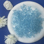 Colored Clear Bow Ribbon Acrylic Beads 18mm Translucent 100pcs 14