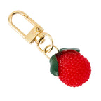 Plastic Fruit Keychain Colorful Glossy Charm Fun Summer Theme 5