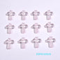 Transparent Cross Acrylic Beads 16mm Colored Glossy 100pcs 7