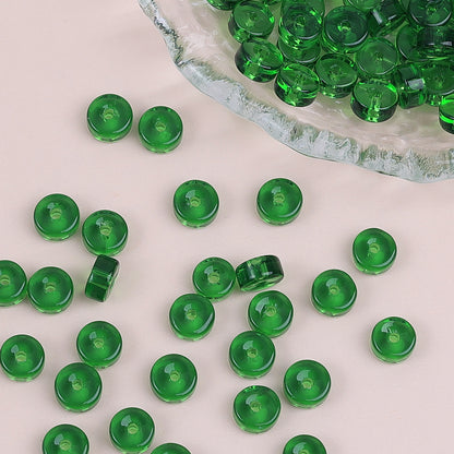 Glass Cylindrical Spacer Beads 6mm Mini 100pcs 27