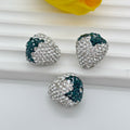 Strawberry Polymer Rhinestone Beads 17mm Colorful Mixed 10pcs 6