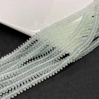 Glass Abacus Spacer Beads 6mm Cracked 148pcs 4