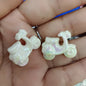 Glow In The Dark Motorcycle Acrylic Beads 20-25mm Iridescent Pastel 100pcs 2