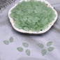 Vintage Czech Glass Leaf Glass Beads 11x18mm 100pcs 7