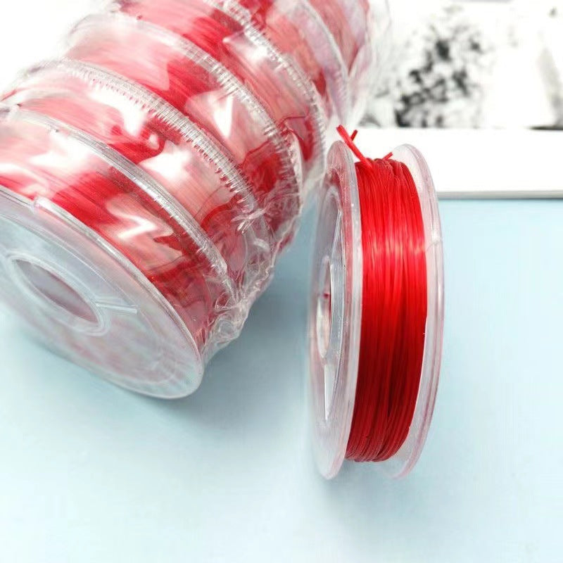 Elastic Spandex Thread 0.6mm Stretch Durable Multicolor 10pcs 10m Rolls 15