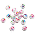 Plating Easter Series Printed Acrylic Beads 16mm Glossy Pastel 50pcs 5