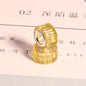 Faceted Cylindrical Resin Spacer Beads 11mm Large Hole 50pcs 10